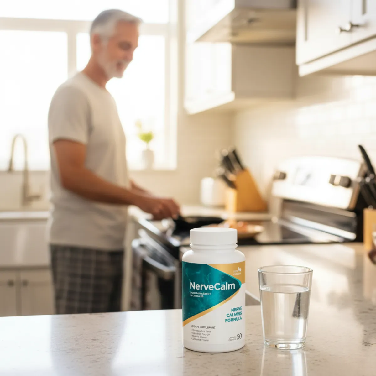 Illustration of NerveCalm's benefits